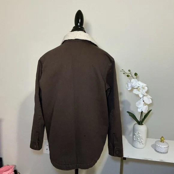 Brown Sherpa-Lined Jacket - Picture 2 of 5